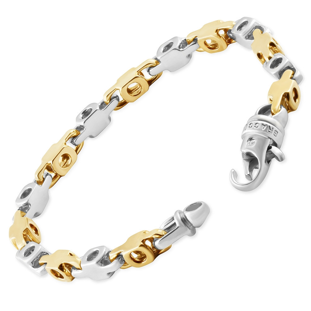 Men's Link 14k Gold (44gram) or Platinum (62gram) 5.5mm Bracelet 8.5