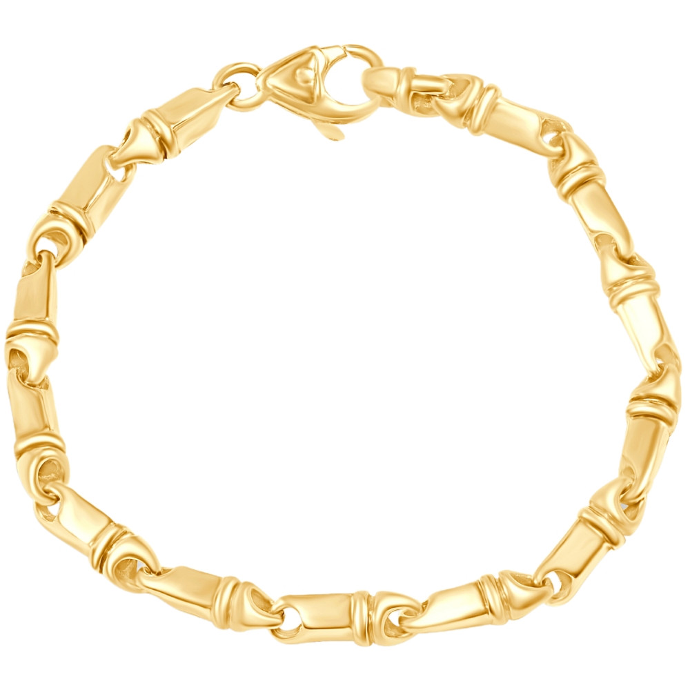 Men's Designer Seed Link 14k Gold (25gram) or Platinum (41gram
