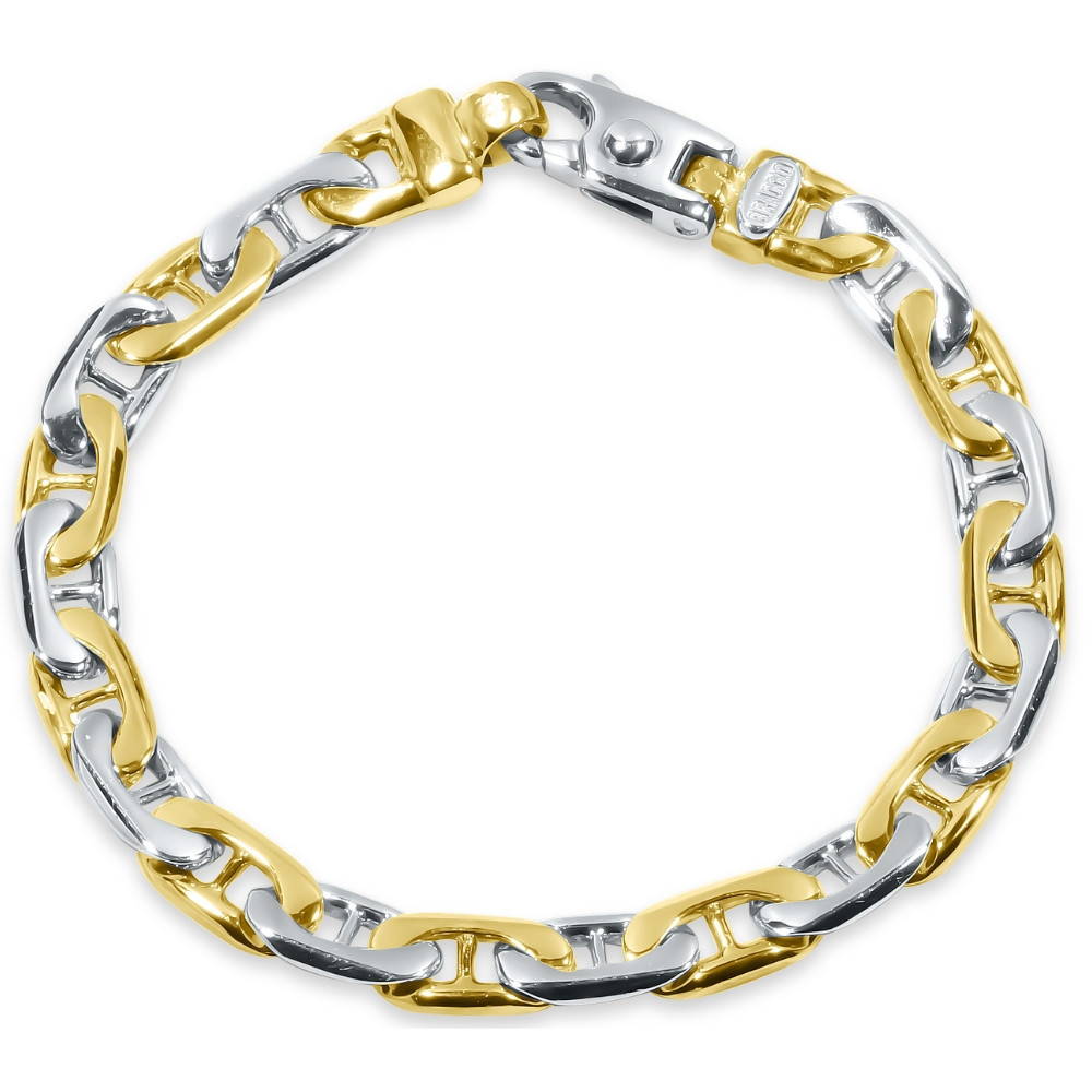 Men's Designer Mariner Link 14k Gold (32gram) or Platinum (52gram