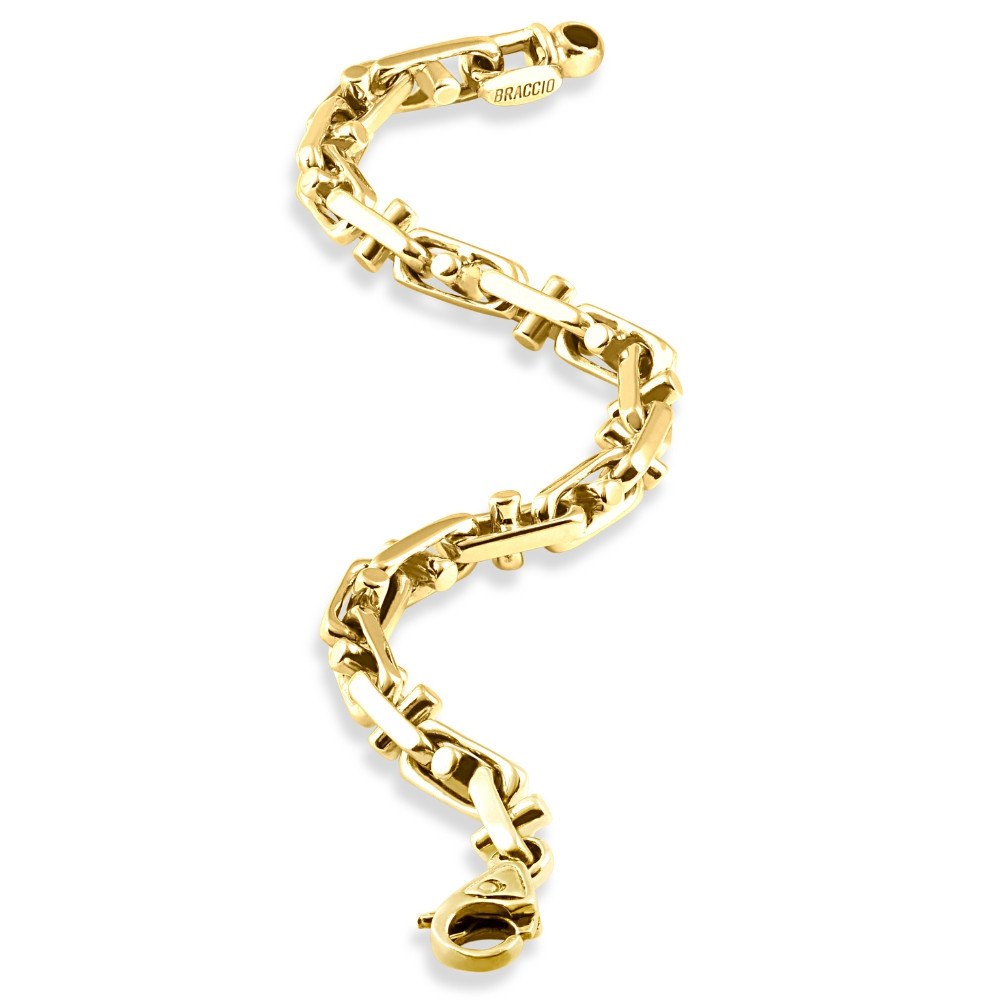 Men's Solid Designer Mariner 14k Gold (46gram) or Platinum (74gram