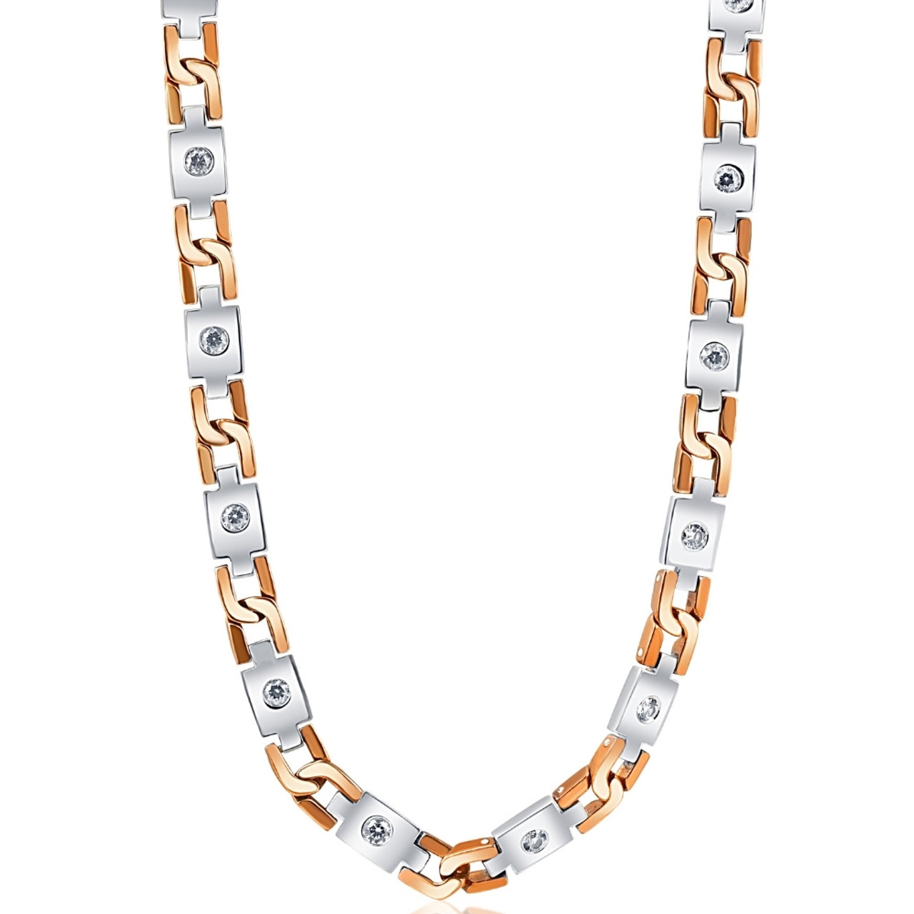 Regard Jewelry - Platinum & Seed Pearl Chain Necklace at