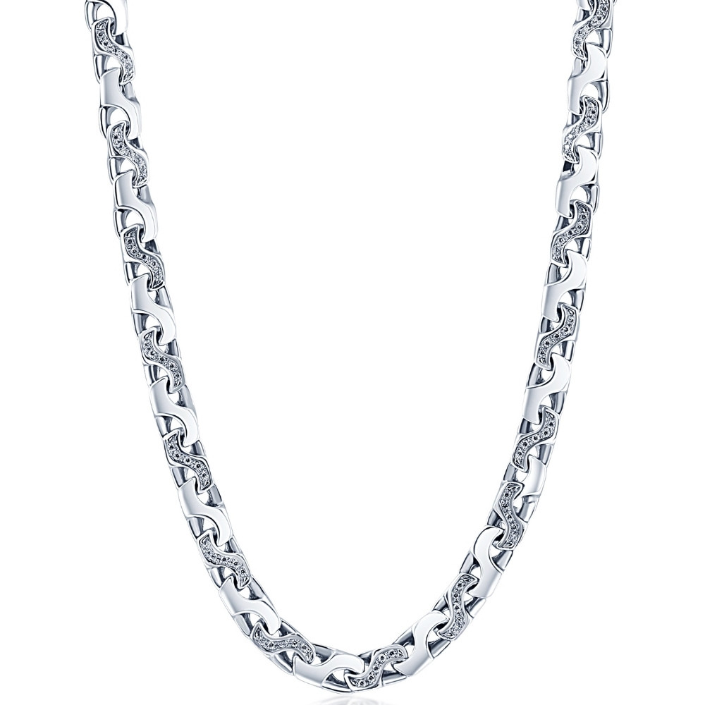 Sterling Silver Cuban Cuban Link Chain Kay Rope Chain Necklace Kay