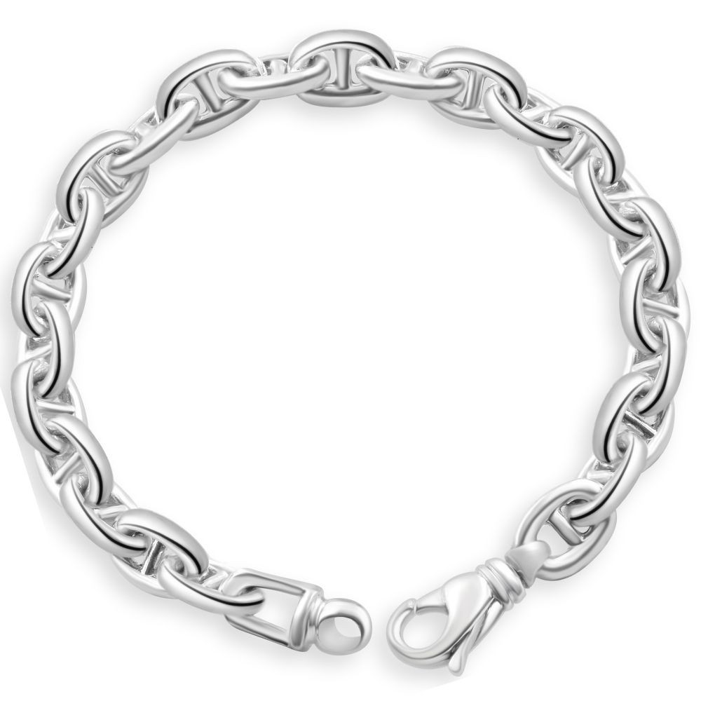 Men's Marine 14k Gold (37gram) or Platinum (69gram) 7.5mm Link