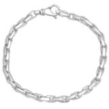 Men's 14k Gold (22gram) or Platinum (41gram) 5mm Link Bracelet 8.5"
