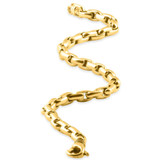 Men's 14k Gold (22gram) or Platinum (41gram) 5mm Link Bracelet 8.5"