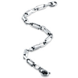 Men's 14k Gold (23gram) or Platinum (37gram) 5mm Link Bracelet 8.5"