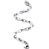 Men's 14k Gold (25gram) or Platinum (39gram) 6mm Link Bracelet 8.5"