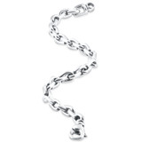 Men's 14k Gold (47gram) or Platinum (87gram) 7.5mm Link Bracelet 8.5"