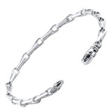 Men's 14k Gold (17gram) or Platinum (29gram) 4.5mm Link Bracelet 9"