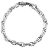 Men's 14k Gold (60gram) or Platinum (94gram) 8mm Link Bracelet 9"