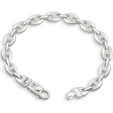 Men's Marine 14k Gold (40gram) or Platinum (75gram) 8.5mm Link Bracelet 8"