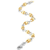 Men's 14k Gold (30gram) or Platinum (49gram) 6.5mm Link Bracelet 8.5"