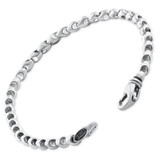 Men's Link 14k Gold (17gram) or Platinum (28gram) 4.5mm Bracelet 8.5"
