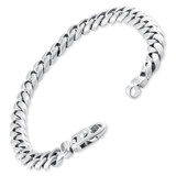 Men's Cuban Link 14k Gold (59gram) or Platinum (95gram) 9mm Bracelet 8.5"