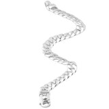 Men's Curb Link 14k Gold (28gram) or Platinum (55gram) 7.5mm Bracelet 8.5"