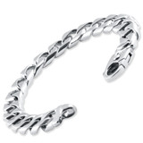 Men's Curb Link 14k Gold (63gram) or Platinum (101gram) 10.5mm Bracelet 8.5"
