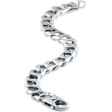 Men's Curb Link 14k Gold (63gram) or Platinum (101gram) 10.5mm Bracelet 8.5"