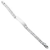 Men's Cuffed Link 14k Gold (49gram) or Platinum (79gram) 8-10mm Bracelet 8.5"