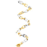 Men's Round Link 14k Gold (26gram) or Platinum (42gram) 5.5mm Bracelet 8.5"