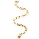 Men's Link 14k Gold (33gram) or Platinum (53gram) 6.5mm Bracelet 8.5"