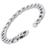 Men's Curb Link 14k Gold (43gram) or Platinum (70gram) 8mm Bracelet 8.5"