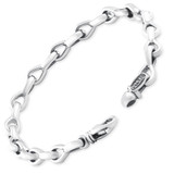 Men's Link 14k Gold (35gram) or Platinum (57gram) 7mm Bracelet 8.5"