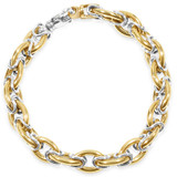 Men's Link 14k Gold (59gram) or Platinum (96gram) 10mm Bracelet 8.5"