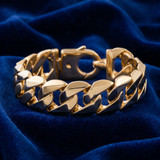 Men's Cuban Link 14k Gold (147gram) or Platinum (236gram) 20mm Bracelet 9.5"