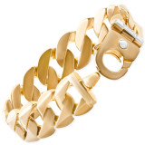 Men's Cuban Link 14k Gold (147gram) or Platinum (236gram) 20mm Bracelet 9.5"