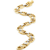 Men's Designer Mariner Link 14k Gold (35gram) or Platinum (56gram) 9mm Bracelet 8.5"