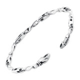 Men's Link 14k Gold (17gram) or Platinum (27gram) 4mm Bracelet 8.5"