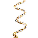 Men's Seed & Rolo Link 14k Gold (22gram) or Platinum (35gram) 5mm Bracelet 8.5"