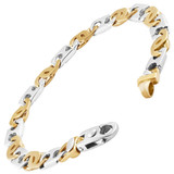 Men's Mariner Link 14k Gold (34gram) or Platinum (56gram) 8mm Bracelet 9"