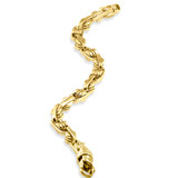 Men's Link 14k Gold (62gram) or Platinum (101gram) 7.5mm Bracelet 9"