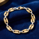 Men's Designer Mariner Link 14k Gold (43gram) or Platinum (70gram) 11mm Bracelet 8.5"