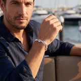Men's Marine Link 14k Gold (45gram) or Platinum (73gram) 9.5mm Bracelet 8.5"