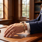 Men's Designer Mariner Link 14k Gold (46gram) or Platinum (74gram) 7-10mm Bracelet 8"
