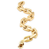 Men's Link 14k Gold (88gram) or Platinum (144gram) 10mm Bracelet 9.25"