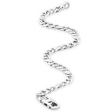 Men's Figaro Link 14k Gold (19gram) or Platinum (30gram) 5.5mm Bracelet 8"