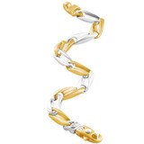 Men's Link 14k Gold (36gram) or Platinum (59gram) 8.5mm Bracelet 8.5"