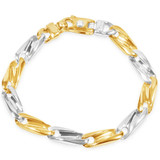 Men's Link 14k Gold (36gram) or Platinum (59gram) 8.5mm Bracelet 8.5"