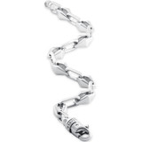 Men's Designer Round Link 14k Gold (40gram) or Platinum (65gram) 6-8.5mm Bracelet 8.25"