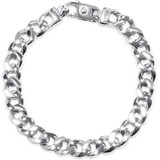 Men's Cuban Link 14k Gold (45gram) or Platinum (73gram) 9.5mm Bracelet 8.5"