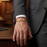 Men's Marine Link 14k Gold (26gram) or Platinum (43gram) 6.5mm Bracelet 8.5"