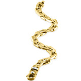 Men's Link 14k Gold (51gram) or Platinum (82gram) 9mm Bracelet 8.5"