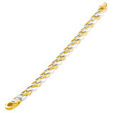 Men's Curb Link 14k Gold (46gram) or Platinum (74gram) 10mm Bracelet 8.25"