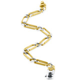 Men's Link 14k Gold (12gram) or Platinum (19gram) 5.5mm Bracelet 8"