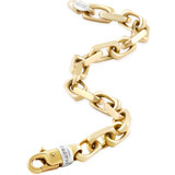 Men's Link 14k Gold (52gram) or Platinum (83gram) 8mm Bracelet 8.5"