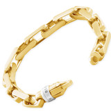 Men's Link 14k Gold (65gram) or Platinum (104gram) 8mm Bracelet 8.5"