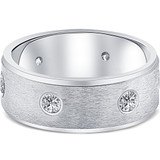 1 1/2ct Matching His Hers Diamond Wedding Band Ring Set